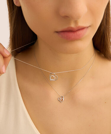 Collana Sophia Oro Bianco Diamante