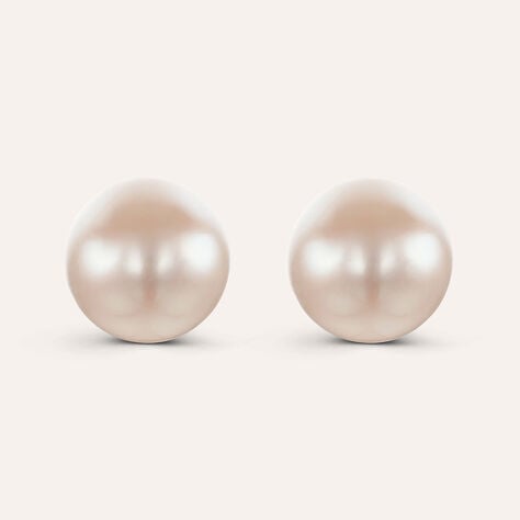 Orecchini Lobo Gabrielle Oro Giallo Perla D'Acqua Dolce - Orecchini a Lobo Donna | Stroili