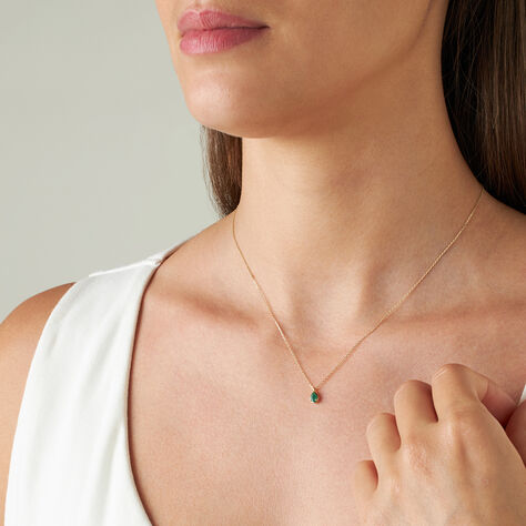 Collana Punto Luce Charlotte Oro Giallo Smeraldo - Collane Punto Luce Donna | Stroili
