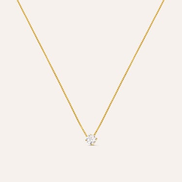 Collana Punto Luce Silver Glow Argento Dorato Cubic Zirconia