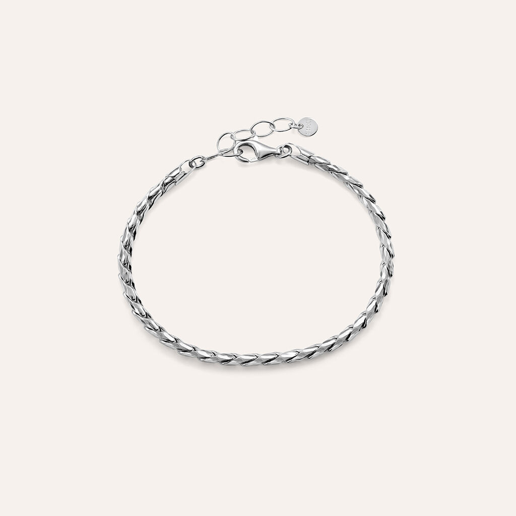 Bracciale Catena Silver Collection Argento Rodiato