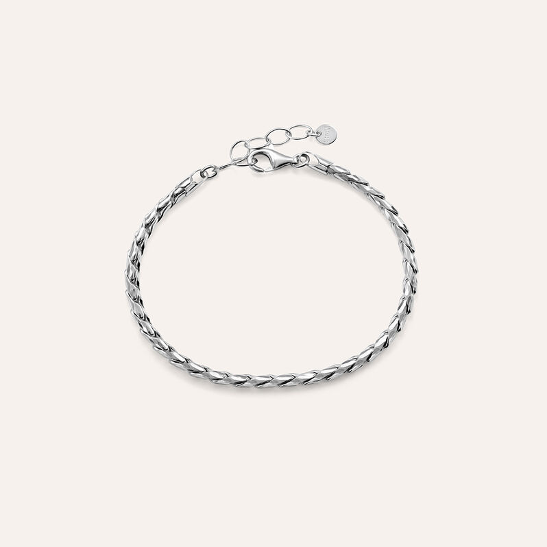 Bracciale Catena Silver Collection Argento Rodiato - Bracciali Donna | Stroili