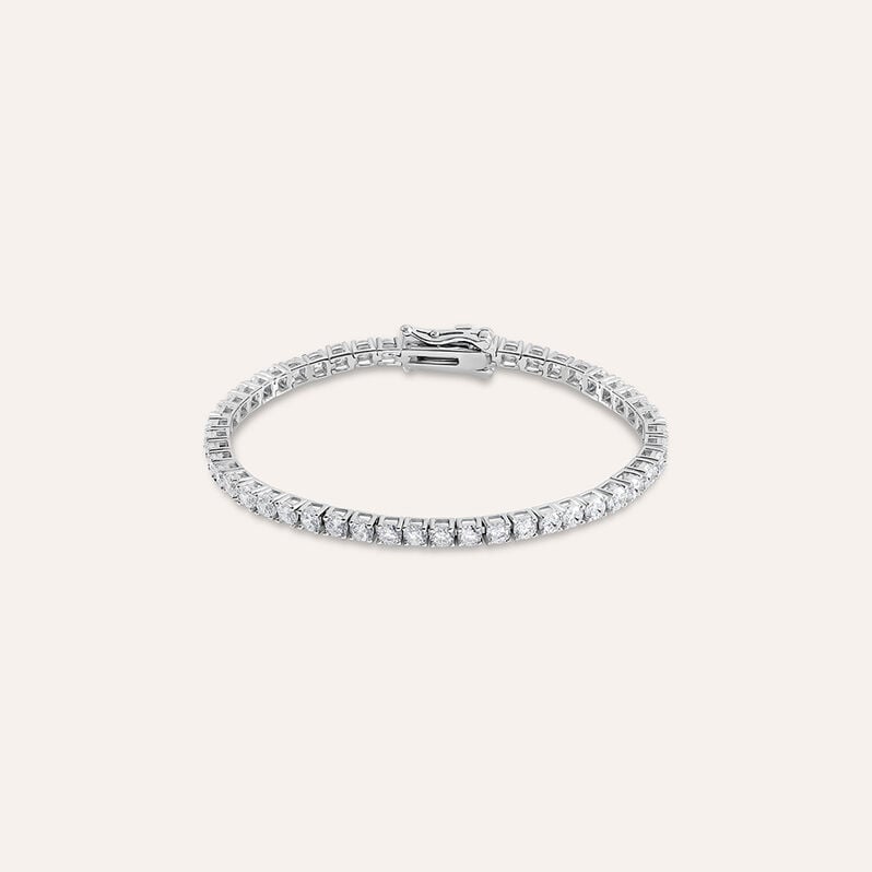 Bracciale Tennis Silver Elegance Argento Rodiato Cubic Zirconia - Bracciali Tennis Donna | Stroili