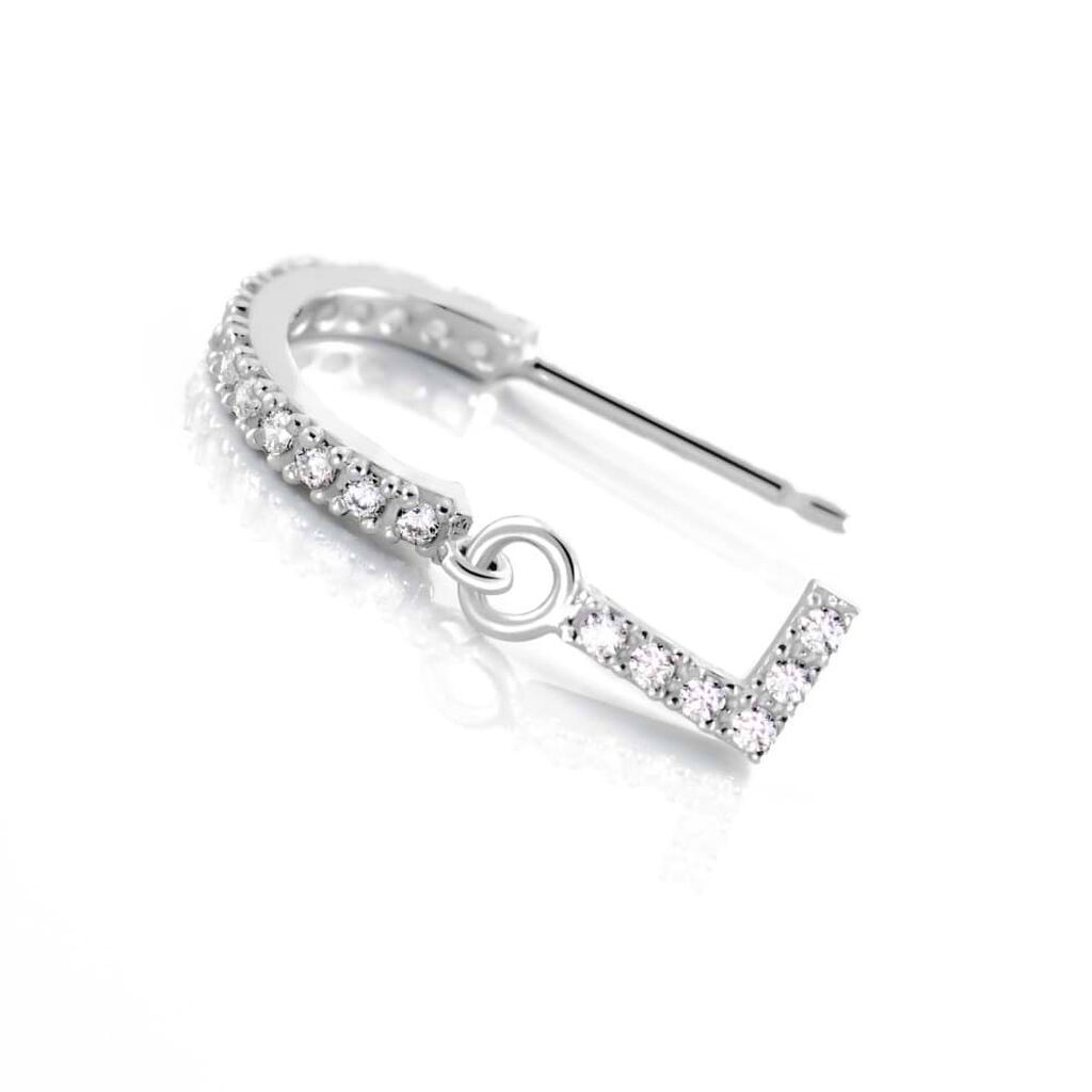 Mono Orecchino A Cerchio Silver Moments Argento Rodiato Cubic Zirconia - Mono Orecchino Donna | Stroili
