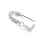 Mono Orecchino A Cerchio Silver Moments Argento Rodiato Cubic Zirconia