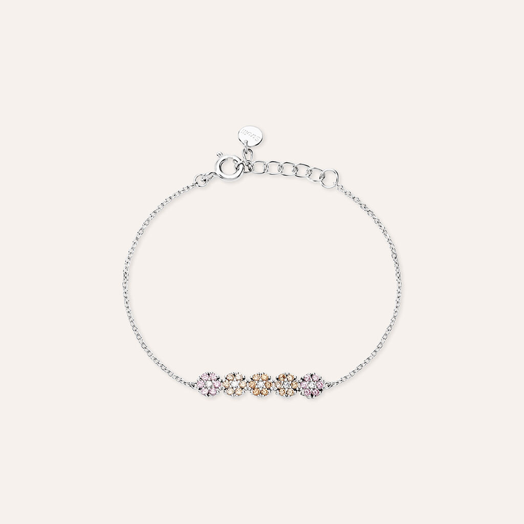 Bracciale Silver Baby Argento Rodiato Cubic Zirconia
