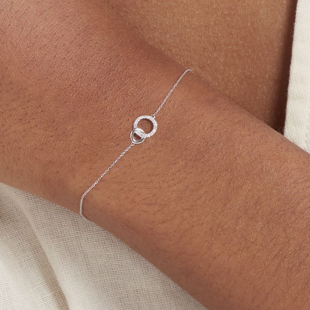 Bracciale Sophia Oro Bianco Diamante