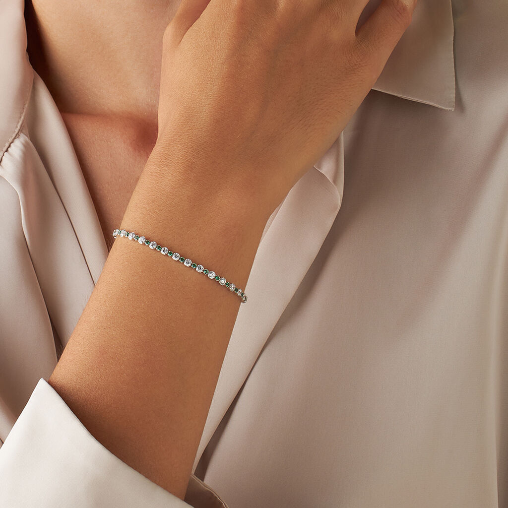 Bracciale Tennis Silver Elegance Argento Rodiato Cubic Zirconia - Bracciali Donna | Stroili