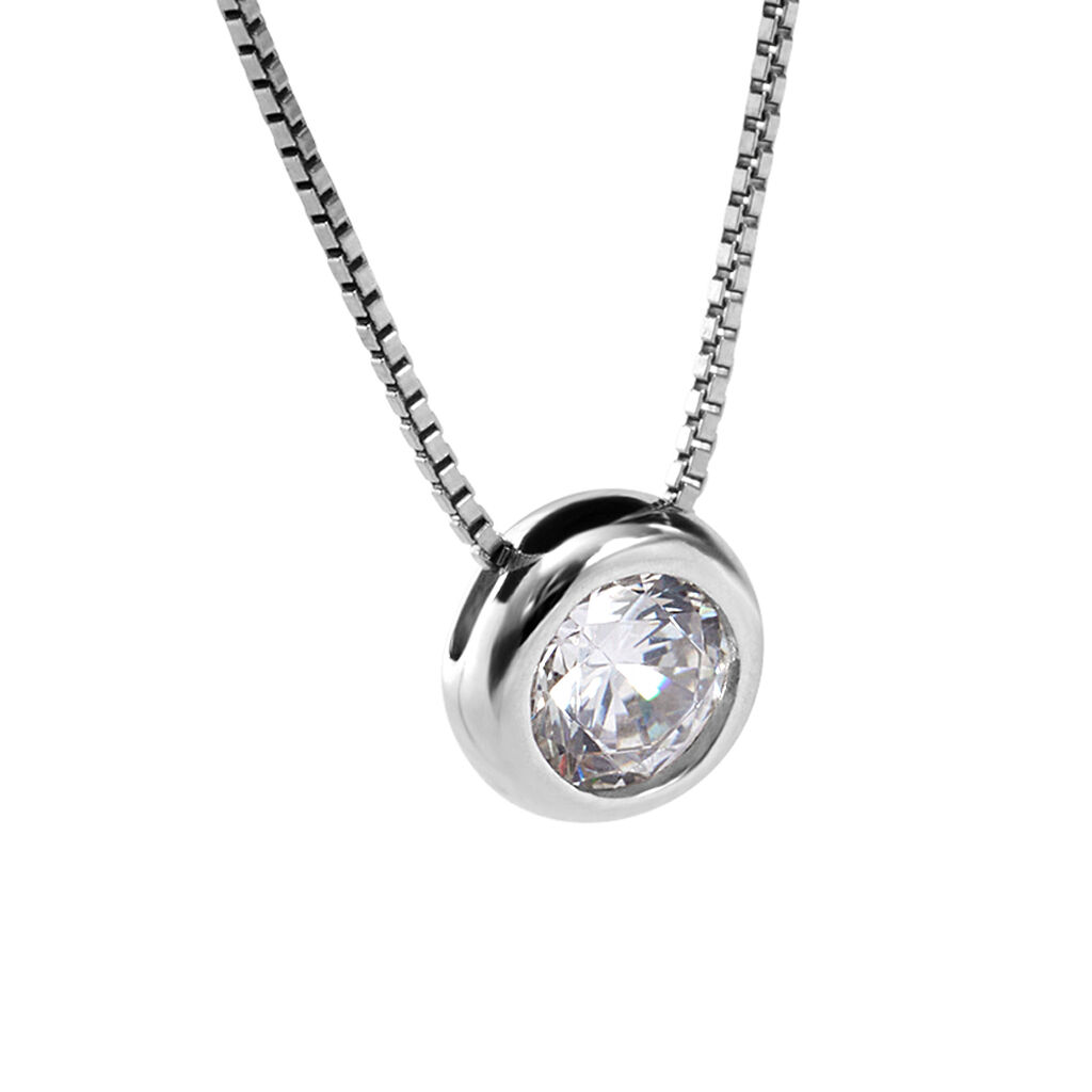 Collana Punto Luce Silver Elegance Argento Rodiato Cubic Zirconia - Collane Punto Luce Donna | Stroili