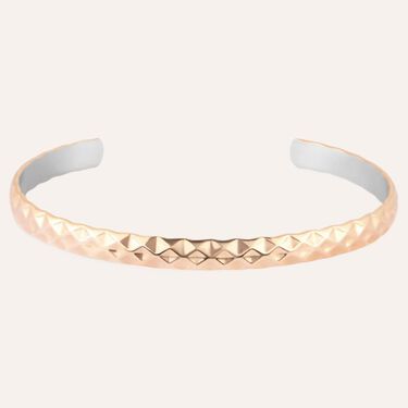 Bangle Lady Code Acciaio Bicolore Diamantato