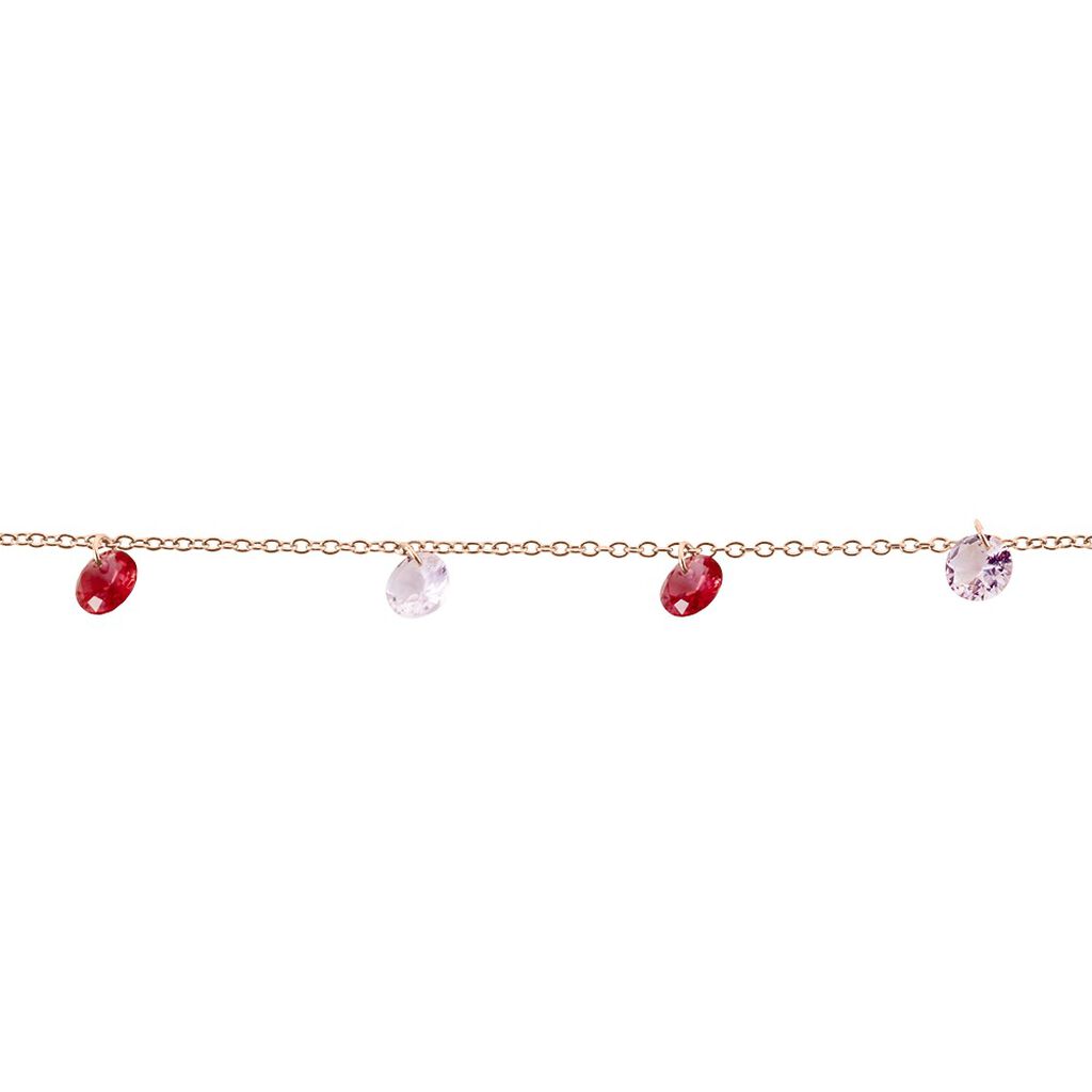 Bracciale Silver Rainbow Argento Rosa Cubic Zirconia - Bracciali Amicizia Donna | Stroili