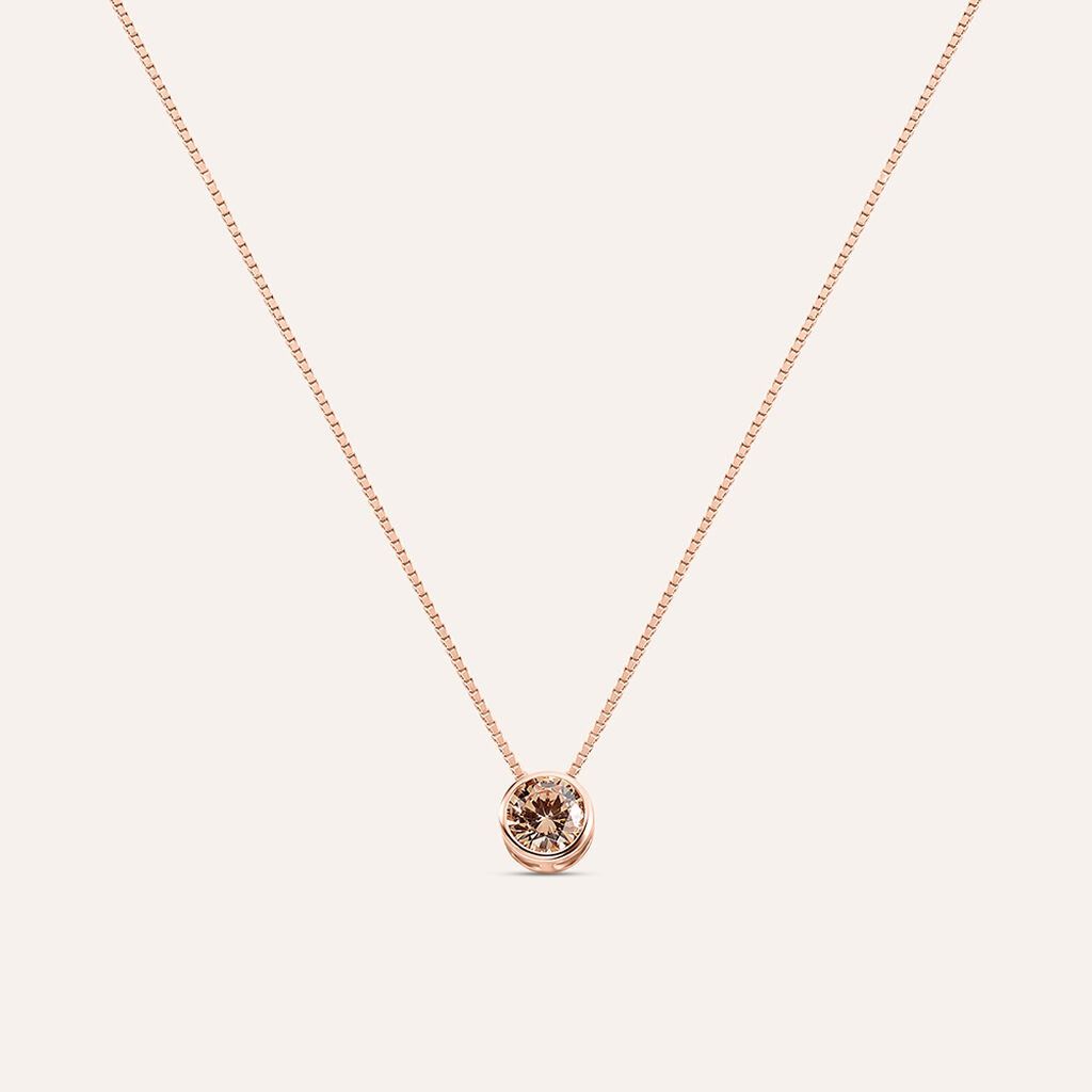 Collana Punto Luce Silver Rainbow Argento Rosa Cubic Zirconia - Gioielli Donna | Stroili