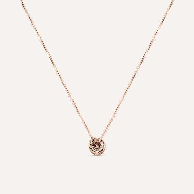 Collana Punto Luce Silver Rainbow Argento Rosa Cubic Zirconia - Gioielli Donna | Stroili