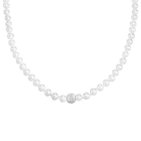 Collana Silver Pearls Argento Rodiato Perla sintentica - Collane Donna | Stroili