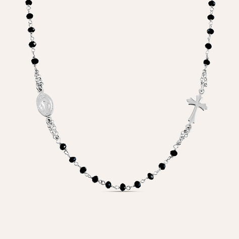 Collana Rosario Silver Soul Argento Rodiato Cristallo - Collane Rosario Donna | Stroili