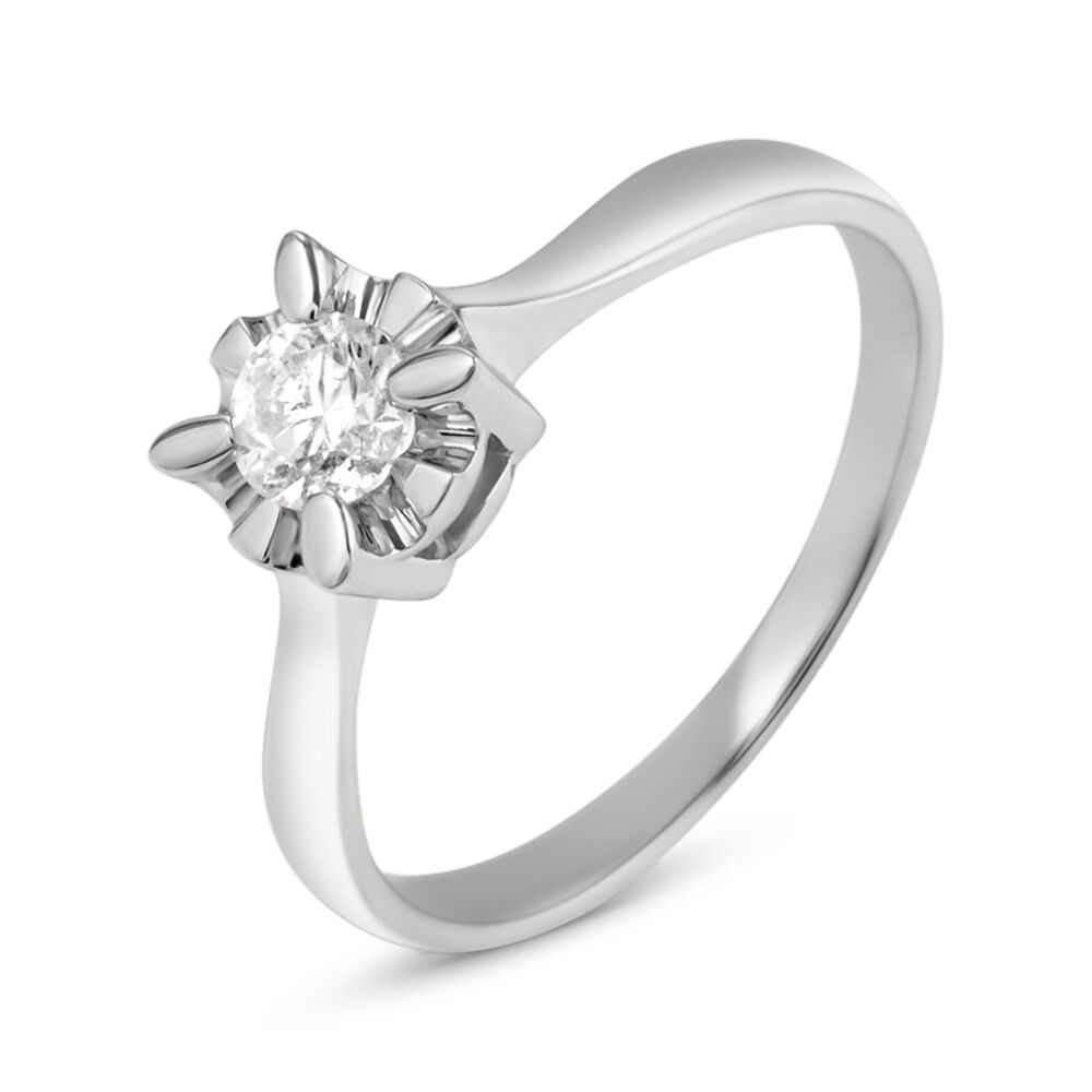 Anello Solitario Diamazing Oro Bianco Diamante 1683068 Stroili