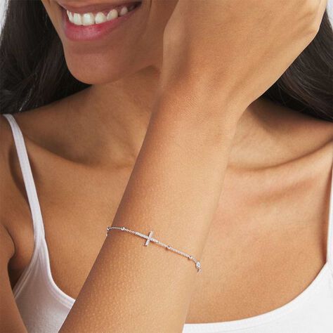 Bracciale Rosario Silver Soul Argento Rodiato Cubic Zirconia - Bracciali con Rosario Donna | Stroili