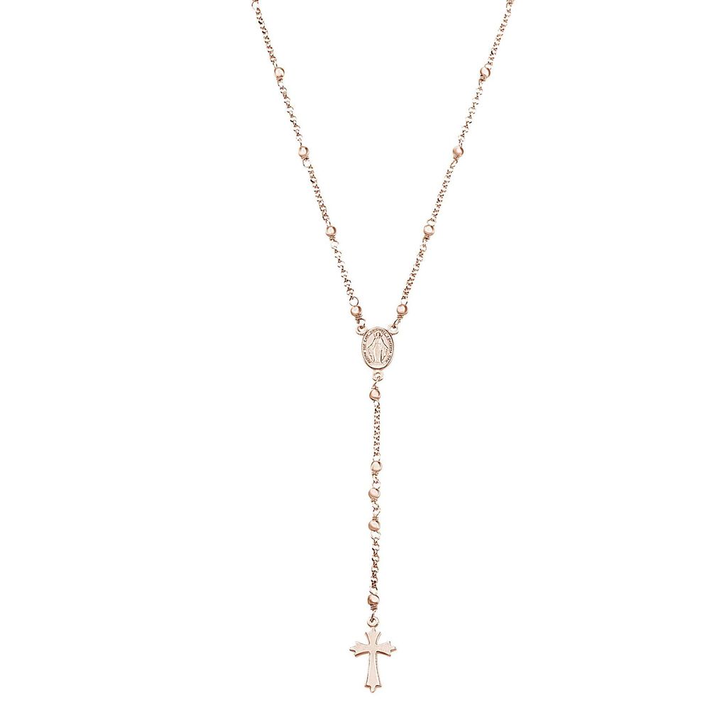 Collana Rosario Silver Soul Argento Rosa - Collane Rosario Donna | Stroili