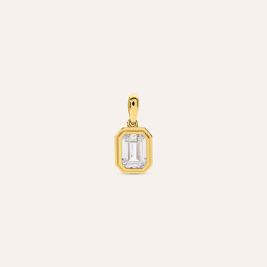 Pendente Po&egrave;me Oro Giallo Cubic Zirconia