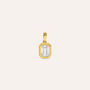 Pendente Po&egrave;me Oro Giallo Cubic Zirconia