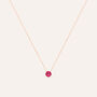 Collana Punto Luce Silver Rainbow Argento Rosa Cubic Zirconia