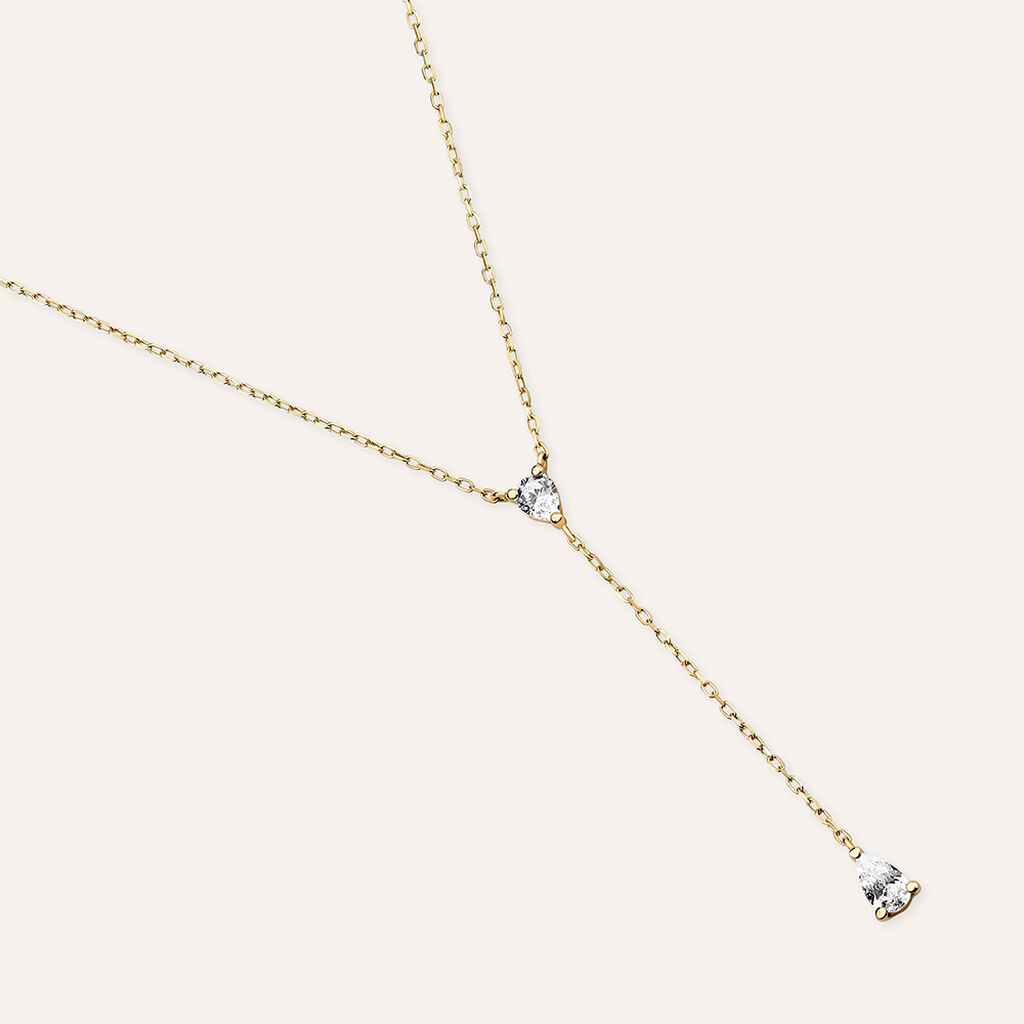 Collana Claire Oro Giallo Cubic Zirconia