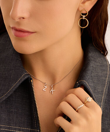Pendente Sophia Oro Bianco Diamante