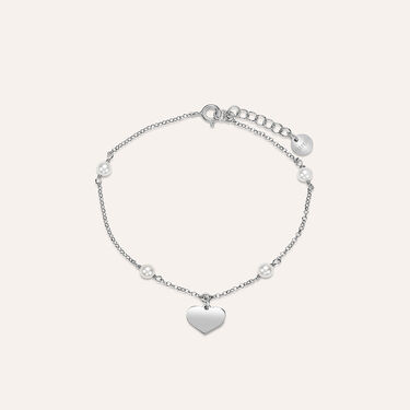 Bracciale Silver Pearls Argento Rodiato Perla sintentica