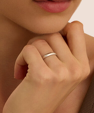 Fede Comoda 3 mm Oro Bianco