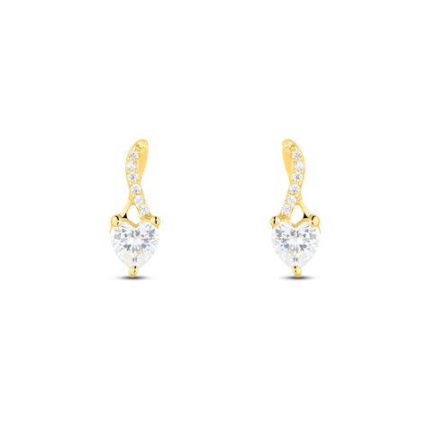 Orecchini Lobo Claire Oro Giallo Cubic Zirconia - Orecchini a Lobo Donna | Stroili