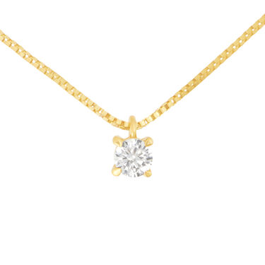 Collana Punto Luce Claire Oro Giallo Cubic Zirconia