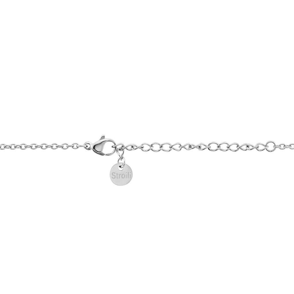 Collana Lady Chic Acciaio Bicolore Bianco / Rosa Cristallo - Collane Donna | Stroili