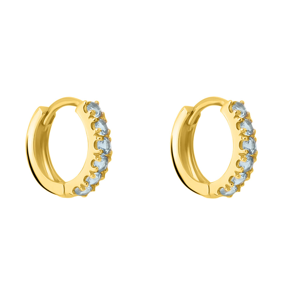 Orecchini A Cerchio Toujours Oro Giallo Cubic Zirconia - Orecchini a Cerchio Donna | Stroili