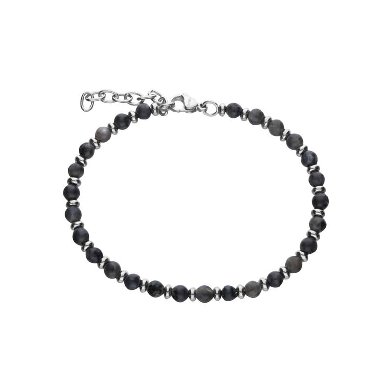 Bracciale Articolo Aggiuntivo Cassa Acciaio Labradorite - Bracciali Uomo | Stroili