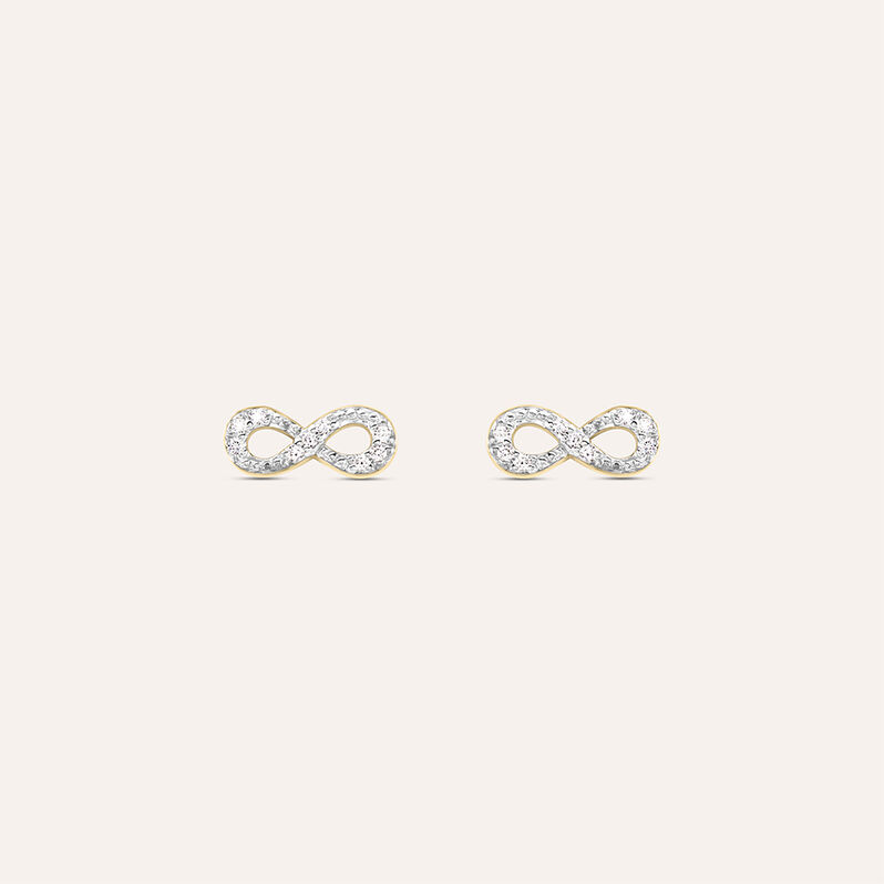 Orecchini Lobo Golden Dream Placcato Oro Giallo Cubic Zirconia - Orecchini a Lobo Donna | Stroili