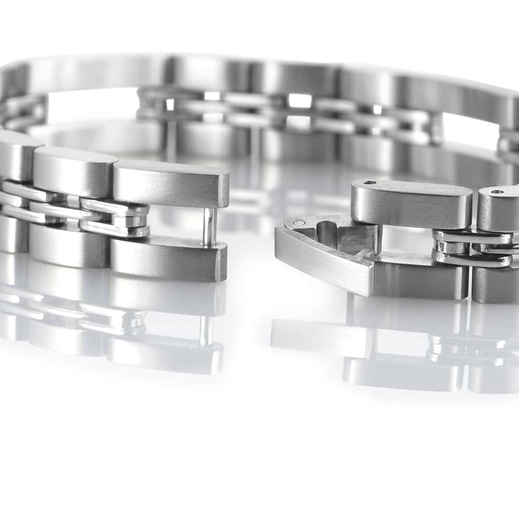Bracciale Man Code Acciaio Cubic Zirconia - Bracciali Uomo | Stroili