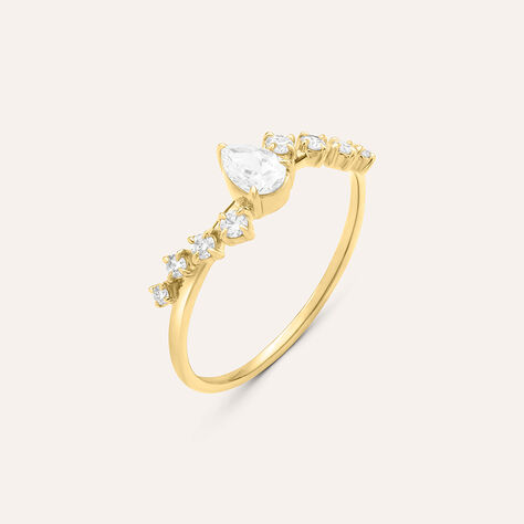 Anello Fantasia Diamade Glam Oro Giallo Diamante Lab-Grown - Anelli con Pietre Donna | Stroili