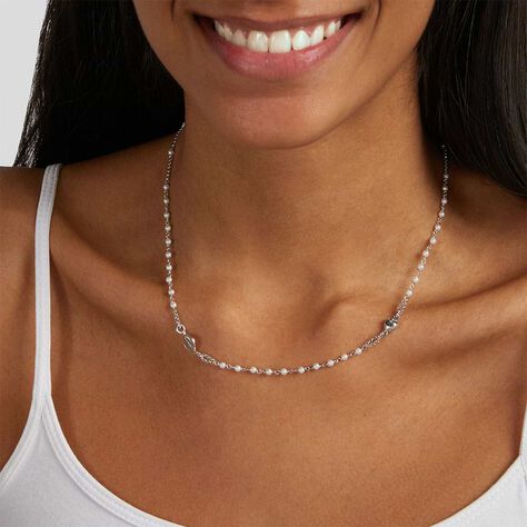 Collana Silver Soul Argento Rodiato Perla sintentica - Collane Donna | Stroili