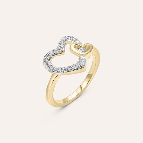 Anello Fantasia Golden Dream Placcato Oro Giallo Cubic Zirconia - Anelli con Pietre Donna | Stroili