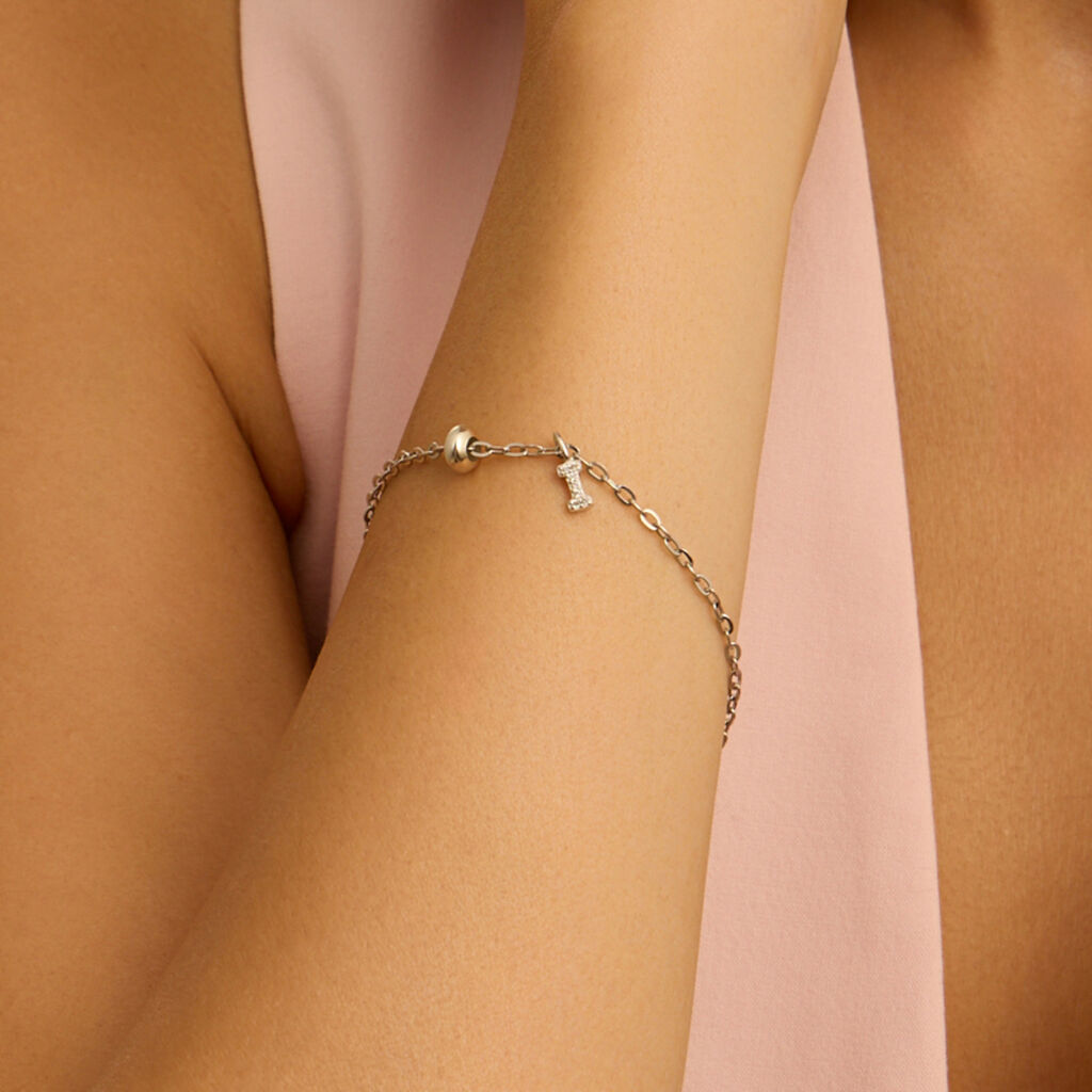 Pendente Love Beats Argento Rodiato Cubic Zirconia