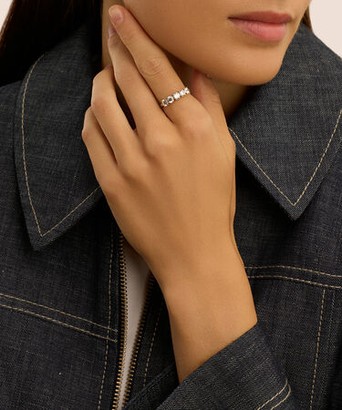 Anello Riviere Claire Oro Giallo Cubic Zirconia