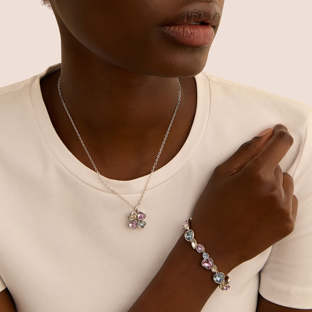 Collana Violet Ottone Cristallo - Collane Donna | Stroili