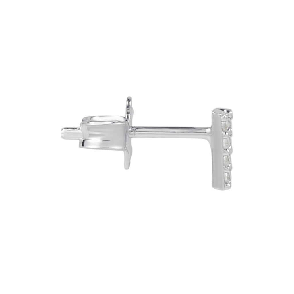 Mono Orecchino Lobo Silver Moments Argento Rodiato Cubic Zirconia - Mono Orecchino Donna | Stroili