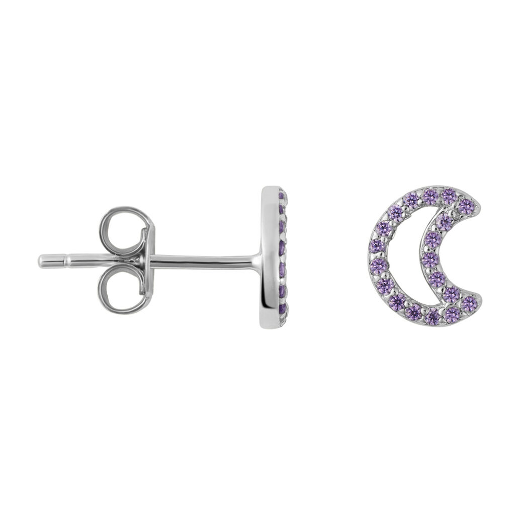 Orecchini Lobo Silver Rainbow Argento Rodiato Cubic Zirconia - Orecchini a Lobo Donna | Stroili