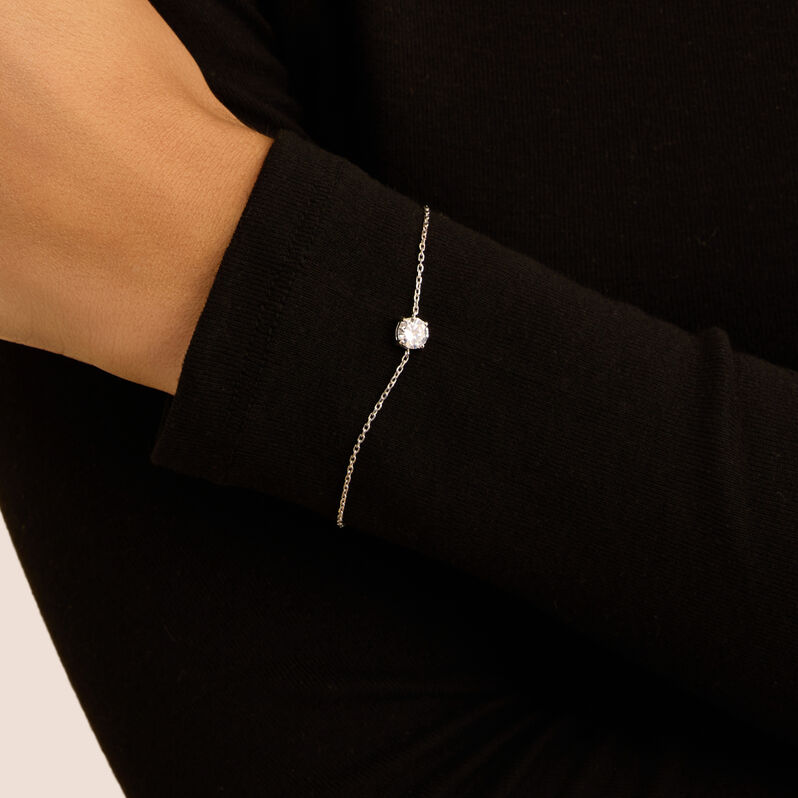 Bracciale Punto Luce Silver Elegance Argento Rodiato Cubic Zirconia - Bracciali Donna | Stroili