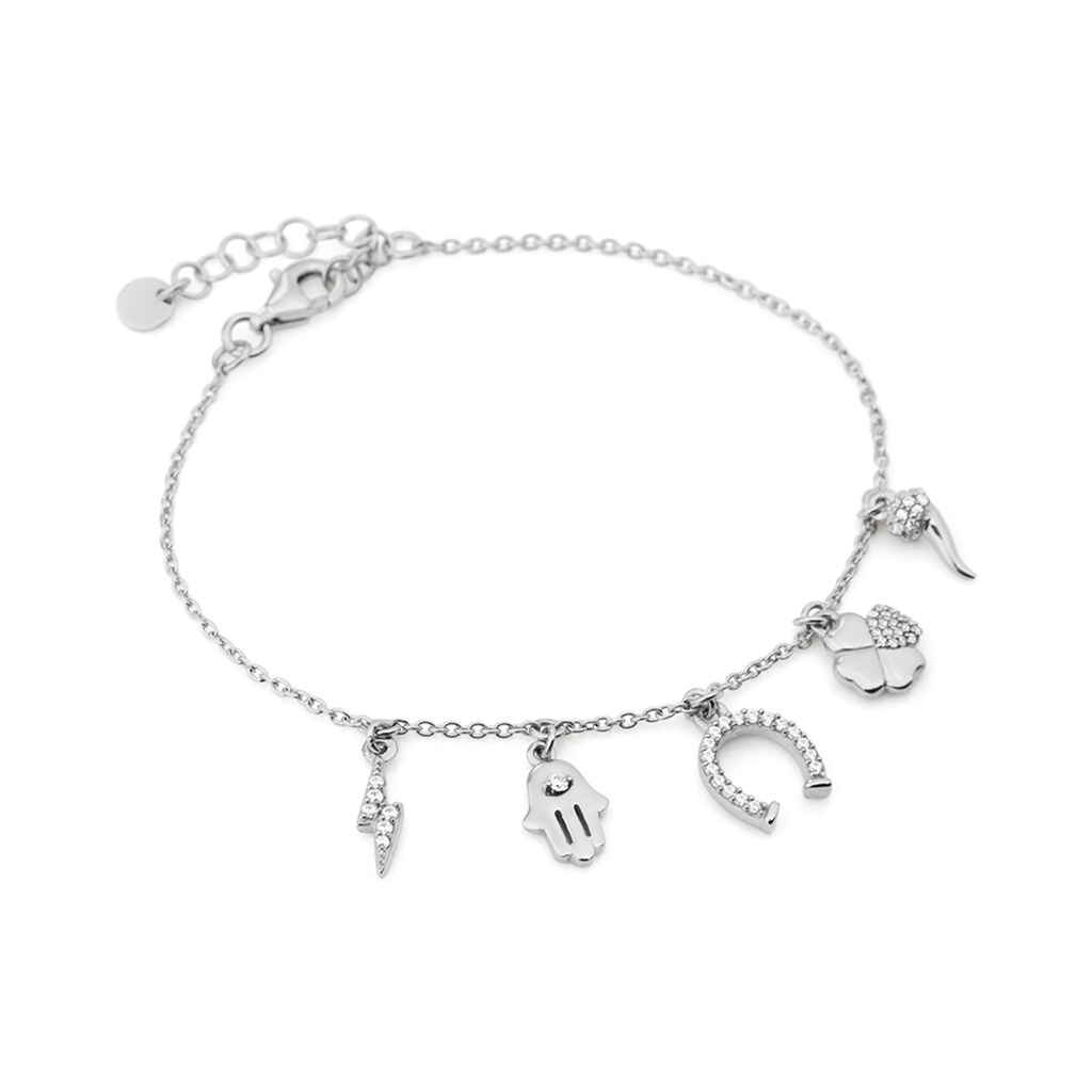 Bracciale Silver Moments Argento Rodiato Cubic Zirconia - Bracciali Amicizia Donna | Stroili