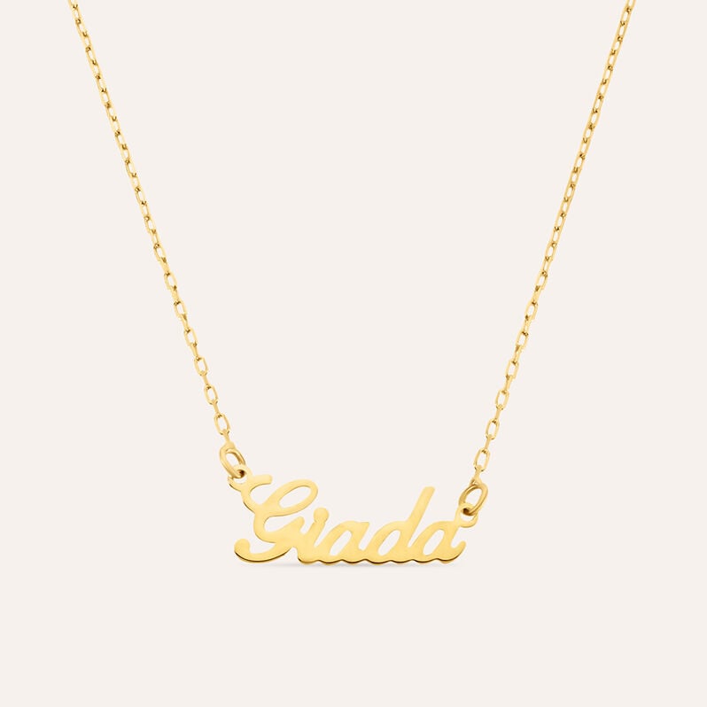 Collana Giada Gold Names Oro Giallo - Collane Unisex | Stroili