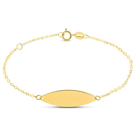 Bracciale Con Targhetta Holy Oro Giallo - Bracciali con Incisione Bambino | Stroili