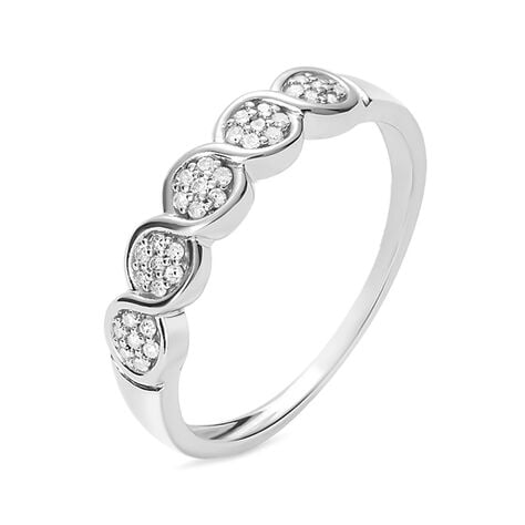 Anello Riviere Sophia Oro Bianco Diamante - Anelli Riviere Donna | Stroili