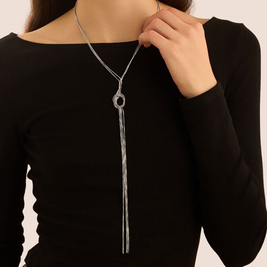 Collana Lady Code Acciaio - Collane Donna | Stroili